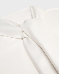 chemise lavallière cropped twill soie - CRAIE -  - 2 | CELINE