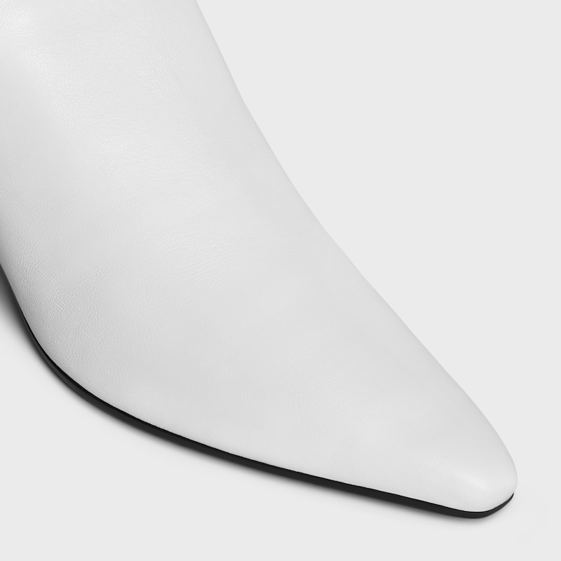 STAGE - HIGH BOOT IN LAMBSKIN - Ultra White -  - 1 | CELINE