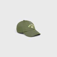 celine richelieu cap IN cotton twill - KAKI -  - 1 | CELINE