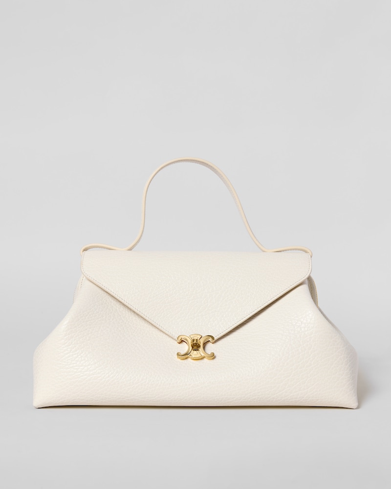 FLAIR BAG IN PELLE DI VITELLO GRANATA XL - BIANCO CREMA - BORSE A SPALLA - 1 | CELINE