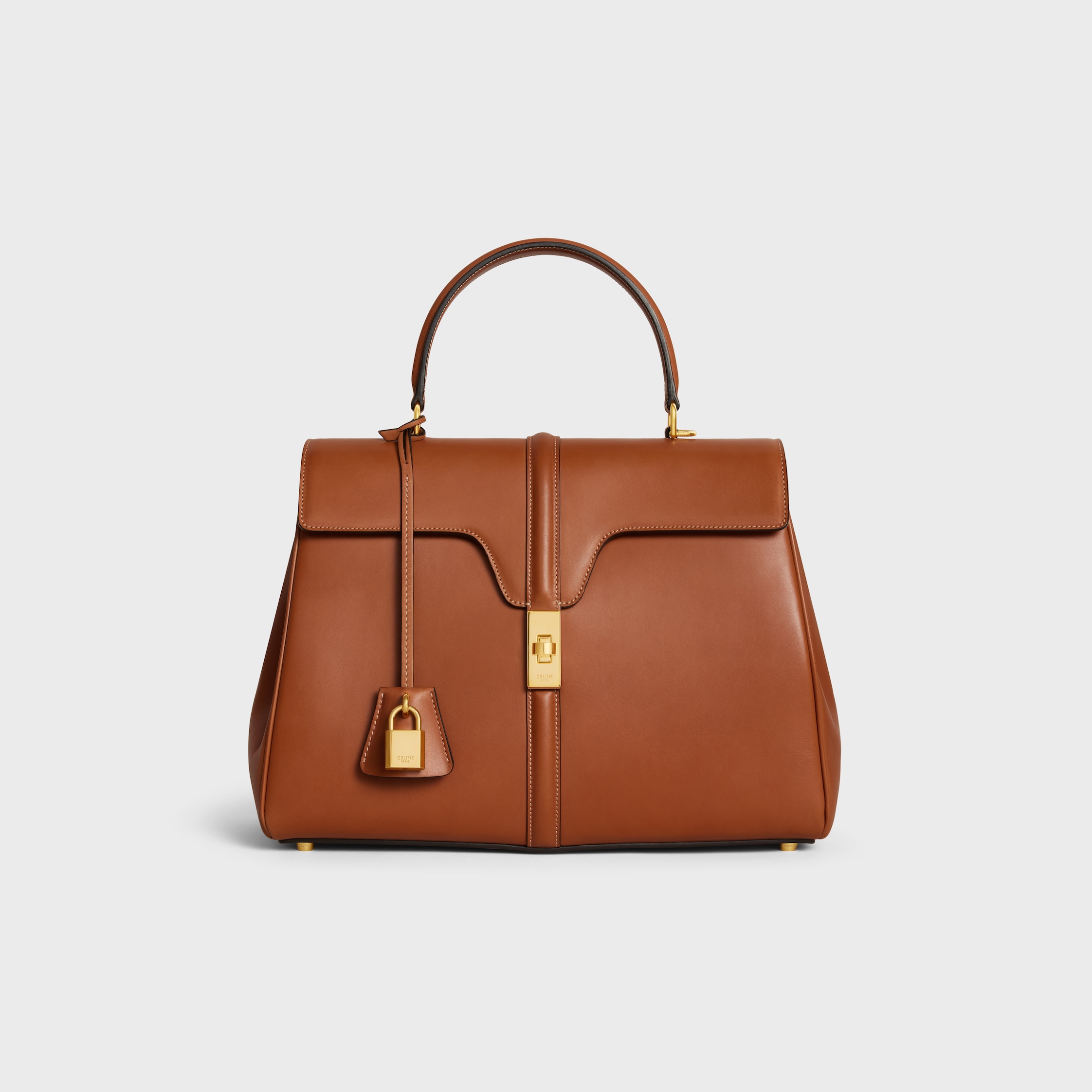 Classique 16 Bag IN natural calfskin - TAN | CELINE