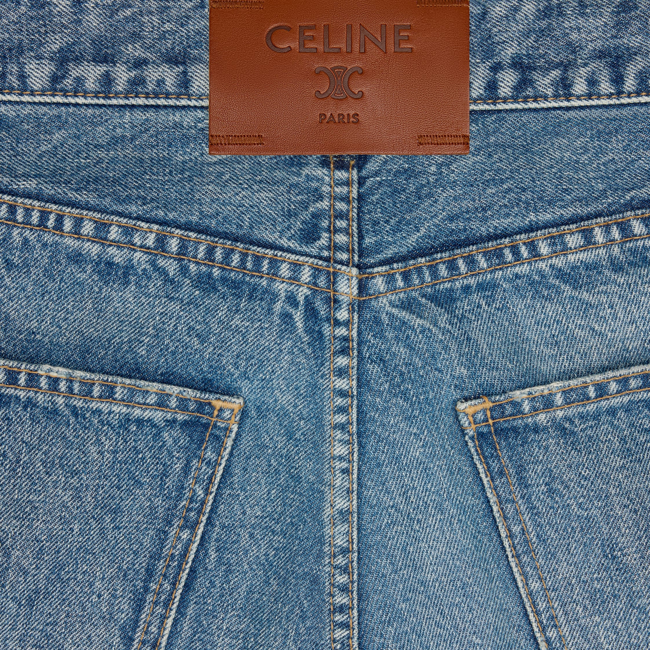 Celine Boyfriend jeans 001 in cotton denim | Thumbnail 4