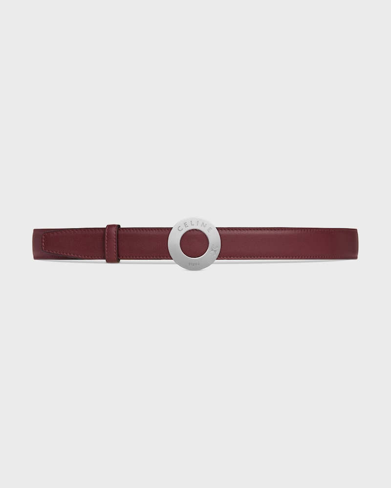 Reversible Strap 25MM IN Smooth and Grained Calfskin -  -  - 1 | CELINE