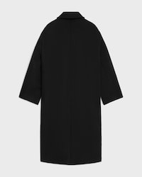 coat IN DOUBLE-FACE WOOL FELT - BLACK -  - 2 | CELINE