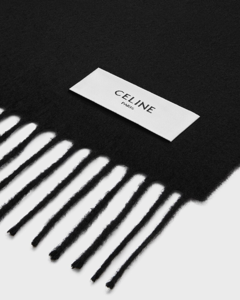scarf IN cashmere - BLACK -  - 1 | CELINE