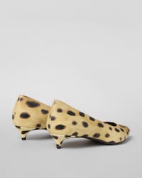 SCARPIN KITTEN EM CHEETAH - BEGE CLARO/MARROM -  - 2 | CELINE