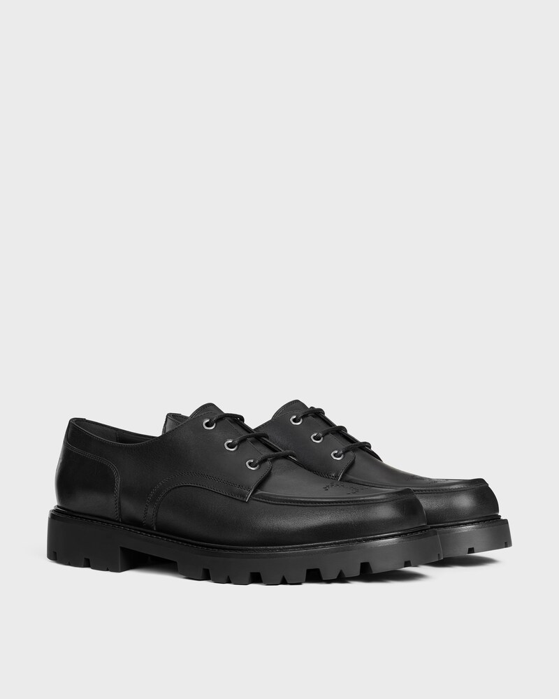 CELINE MARGARET DERBY IN SHINY BULL - BLACK -  - 1 | CELINE