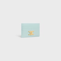 PORTE-CARTES TRIOMPHE veau brillant - Bleu poudré - NOUVEAUTÉS - 2 | CELINE