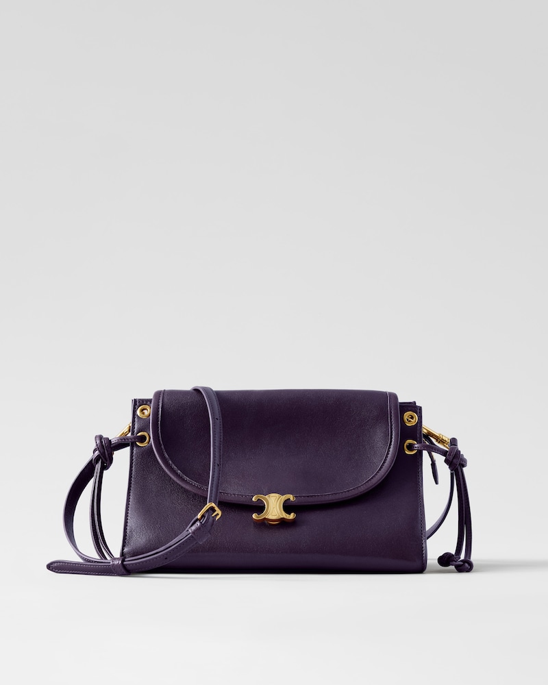SOFT TRIOMPHE WEDGE小号手袋 - 西拉葡萄色 - 新品 - 1 | CELINE