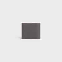Bi-fold card holder IN GRAINED CALFSKIN - GREY - CARD HOLDERS - 2 | CELINE