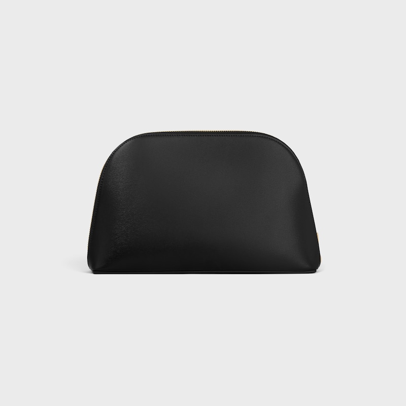 POUCH TRIOMPHE in SHINY CALFSKIN - BLACK - GIFT FINDER - 1 | CELINE