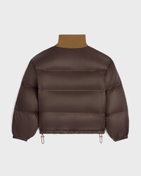 puffer jacket IN light nylon - BROWN -  - 2 | CELINE