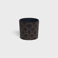 Etui &agrave; Bougie  Toile Triomphe et Veau - TAN - BOUGIES - 2 | CELINE