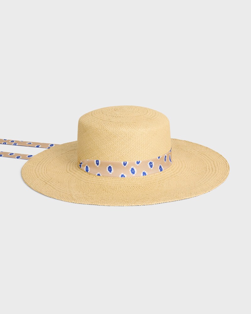 ribbon hat IN straw - NATURAL -  - 1 | CELINE