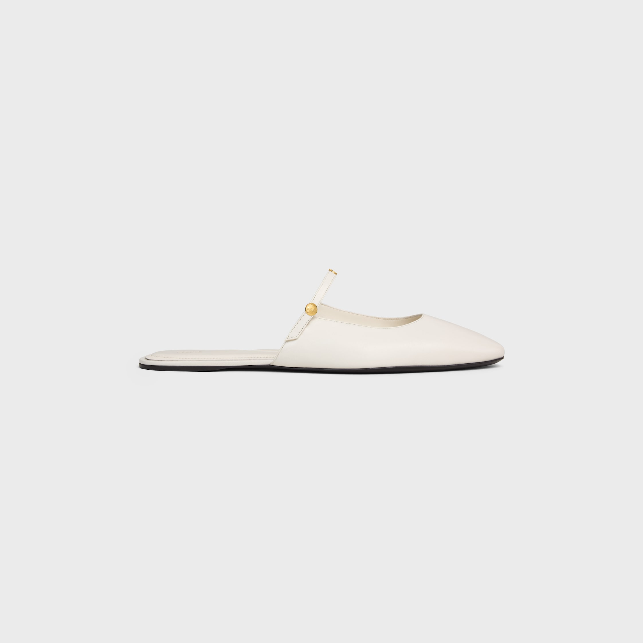 MACARON MULE IN GOATSKIN - CHALK | CELINE
