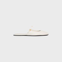 MACARON MULE IN GOATSKIN - CHALK -  - 1 | CELINE