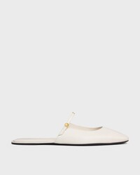마카롱 뮬 - 고트스킨 - 초크 -  - 1 | CELINE