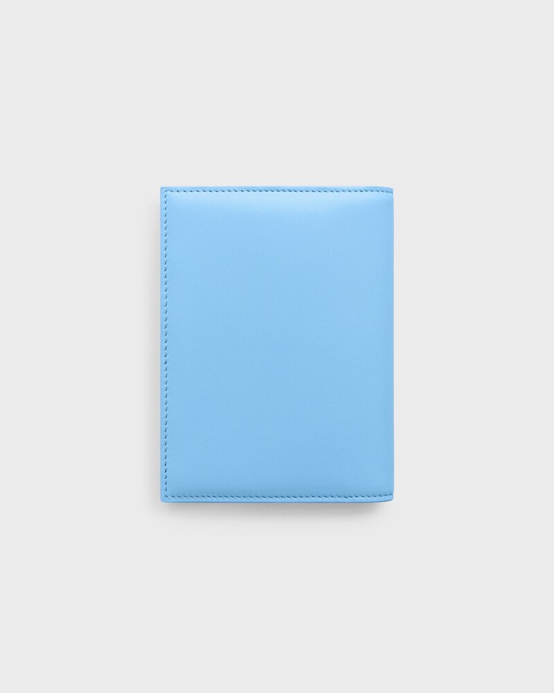 PASSPORT COVER TAKEAWAY IN SMOOTH LAMBSKIN - SKY BLUE / RED - NEW - 1 | CELINE