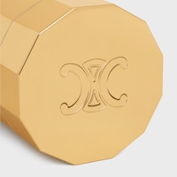 Cotton pot in aluminium - GOLD - CELINE MAISON - 2 | CELINE