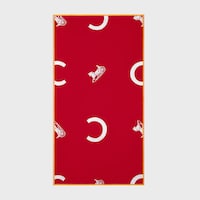 beach towel IN c sulky terry cotton - RED/WHITE -  - 1 | CELINE
