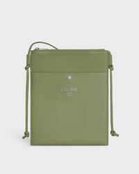 SHARP POUCH TAKE AWAY IN SMOOTH LAMBSKIN - LIGHT KHAKI - CROSS-BODY BAGS - 1 | CELINE