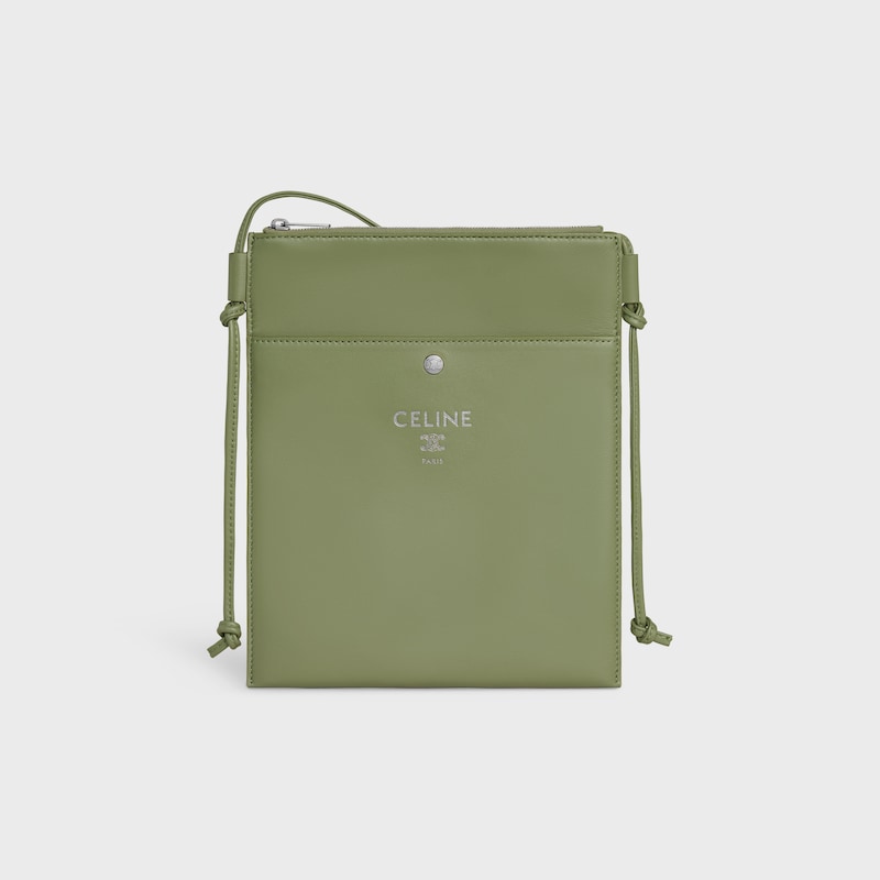 SHARP POUCH TAKE AWAY IN SMOOTH LAMBSKIN - LIGHT KHAKI - MINI BAGS - 1 | CELINE
