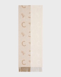 scarf IN wool and cashmere - BEIGE / CREAM -  - 1 | CELINE