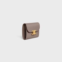 スモール フラップウォレット トリオンフ / シャイニーカーフスキン - ぺブル - ホワイトデーセレクション - 2 | CELINE