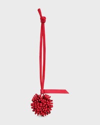 DANDELION CHARM IN SMOOTH LAMBSKIN - ULTRA RED / SYRAH - ACCESSORIES - 1 | CELINE