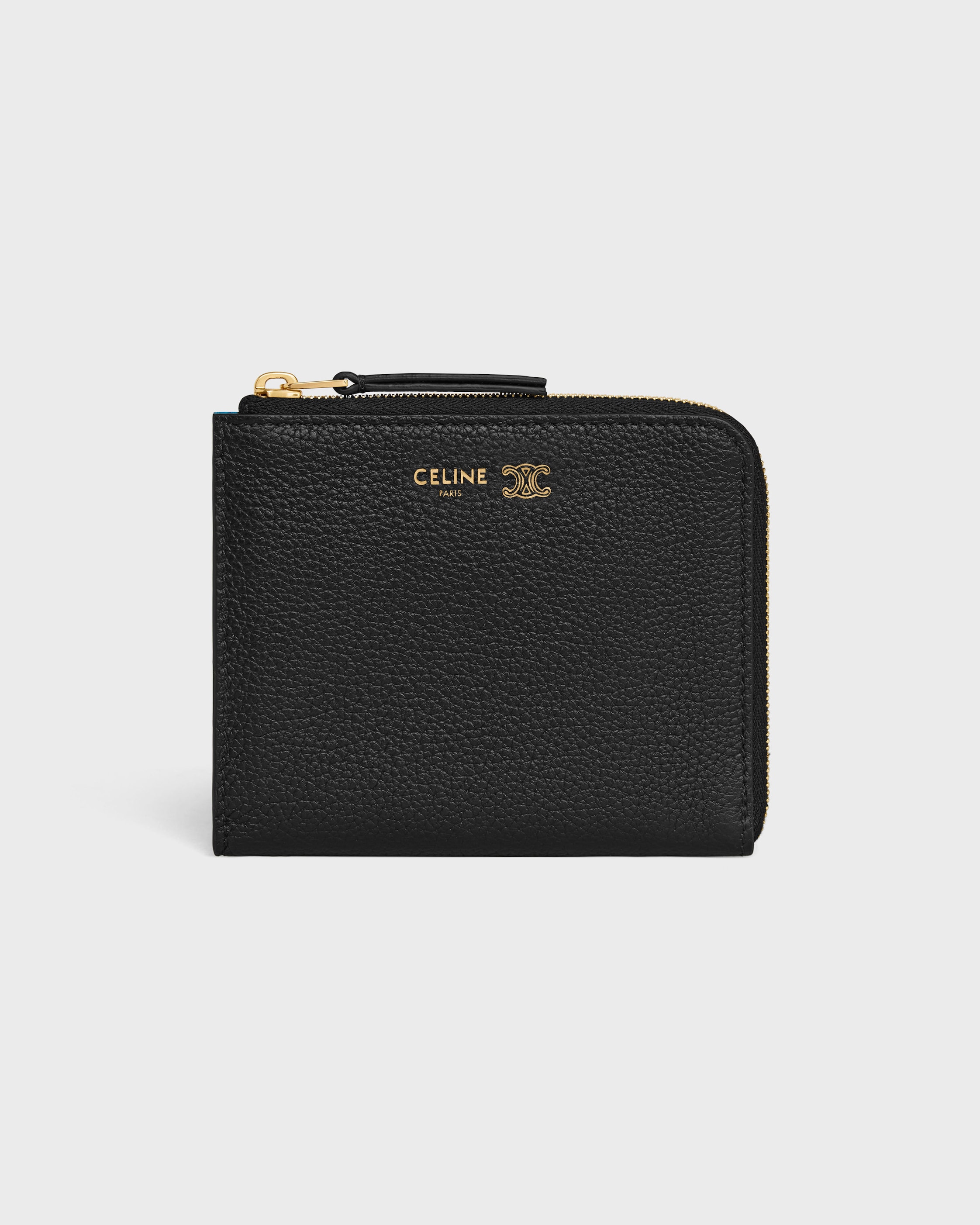 専用celine PhoebePhilo flat zip FLAT ZIPPED WALLET TRIOMPHE STAMP IN SUPPLE GRAINED CALFSKIN