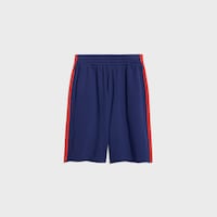 shorts IN cotton fleece - NAVY / RED / WHITE -  - 1 | CELINE