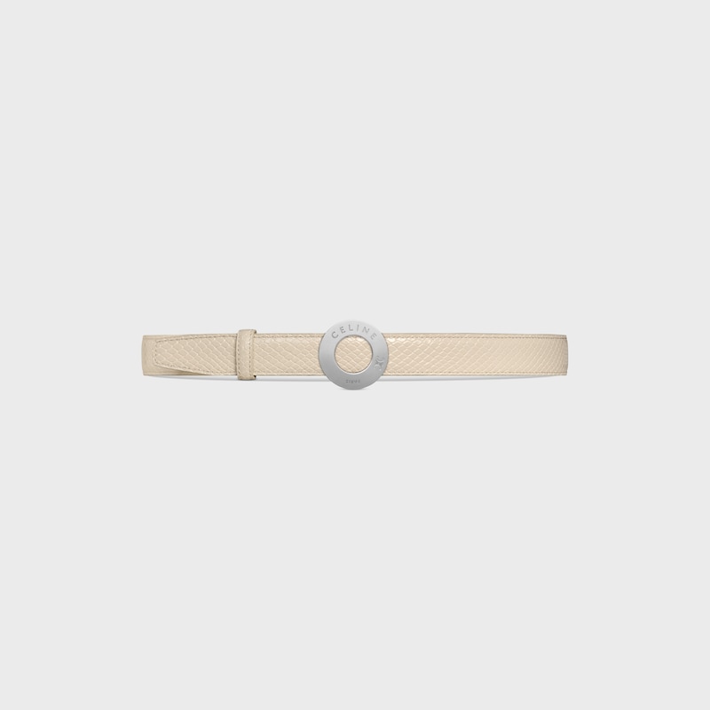 Reversible Strap 25MM IN TAURILLON LEATHER & PYTHON EMBOSSED CALFSKIN -  -  - 1 | CELINE