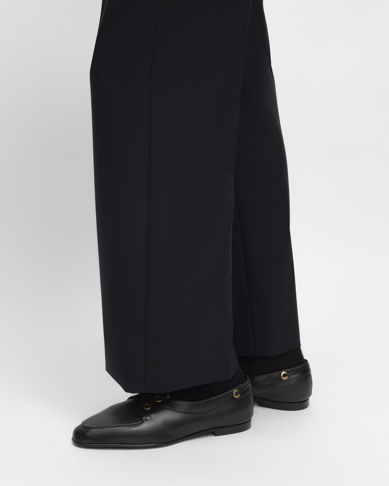MILES LOAFER IN SUPPLE CALFSKIN - BLACK -  - 1 | CELINE