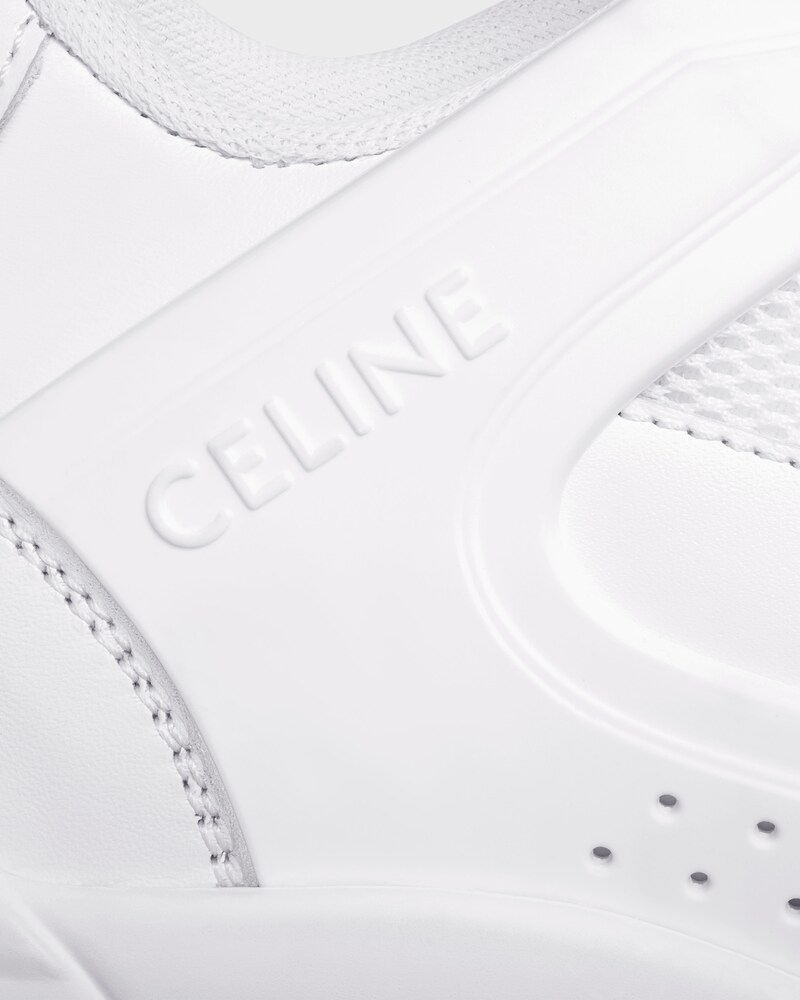 SNEAKER TRAINER CT-09 IN CALFSKIN AND MESH - OPTIC WHITE -  - 1 | CELINE