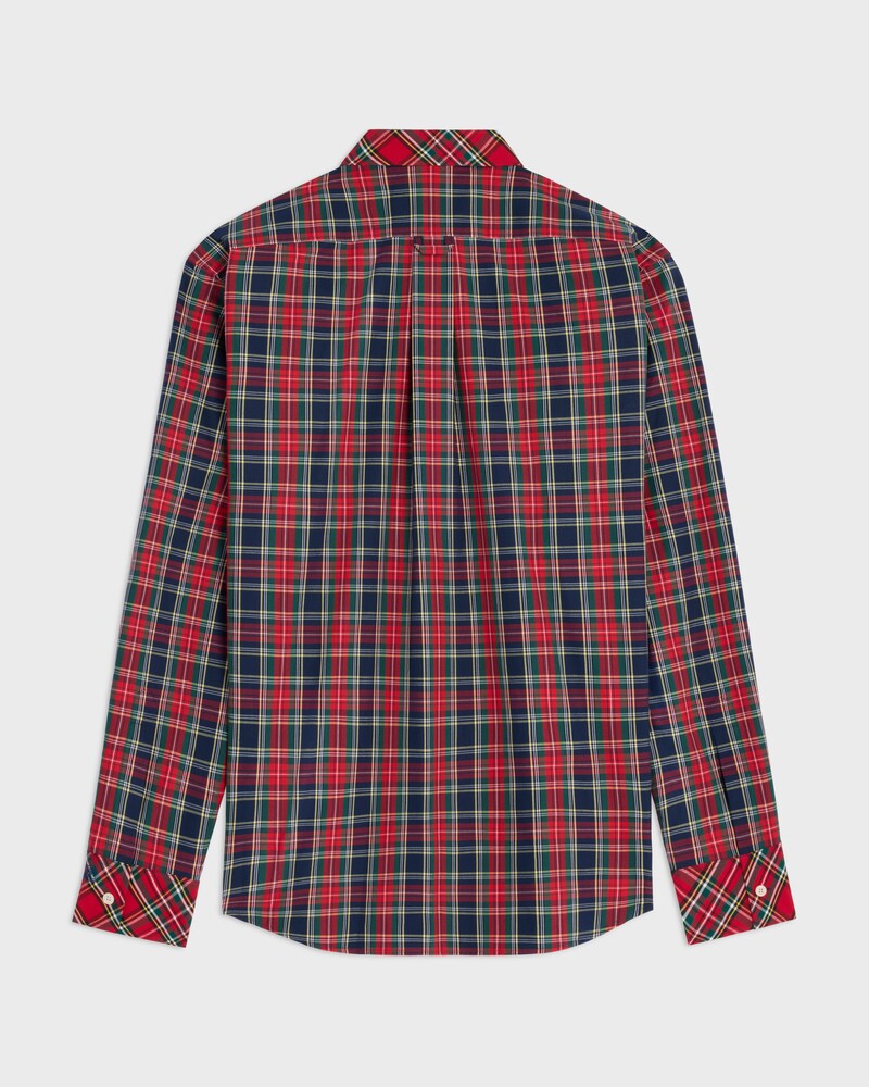 Hemd IN TARTAN COTTON - MARINEBLAU/ROT/GELB -  - 1 | CELINE