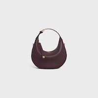 Teen Celine Lulu EM Couro de vitela granulado - DEEP BURGUNDY - DRAWING SERIES - 1 | CELINE