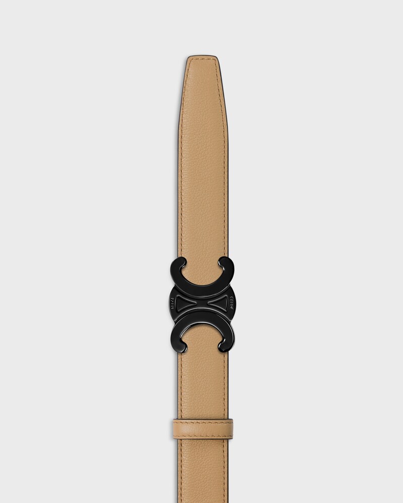 Reversible Strap 25MM IN Smooth and Grained Calfskin -  -  - 1 | CELINE