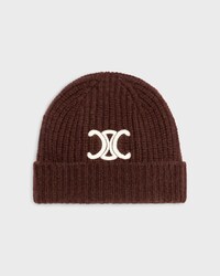 bonnet triomphe cachemire seamless - BROWN -  - 1 | CELINE