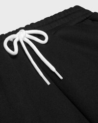 FLARED SWEATPANTS IN cotton fleece - BLACK / WHITE -  - 2 | CELINE