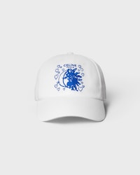 richelieu cap IN cotton twill - WHITE -  - 2 | CELINE