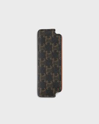 Moustache Comb WITH CASE in Triomphe Canvas - Black / Tan - SMALL GIFTS - 2 | CELINE