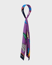 CELINE FOULARD HEADBAND IN SILK - MULTICOLOR - HAIR ACCESSORIES - 2 | CELINE