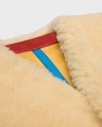 cape IN lambskin shearling - CAMEL / CREAM -  - 2 | CELINE