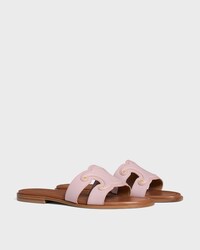 MARINA MULE IN CALFSKIN - BLEACHED PINK -  - 2 | CELINE