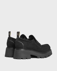 celine triomphe mocassins EN CUIR DE VEAU VELOURS - Noir -  - 2 | CELINE
