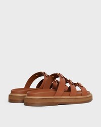 SLIDE TIPPI in CALFSKIN - TAN -  - 2 | CELINE