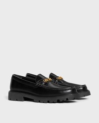 CELINE MARGARET MOCASSIN TRIOMPHE EN CUIR DE TAUREAU BRILLANT - Noir -  - 2 | CELINE