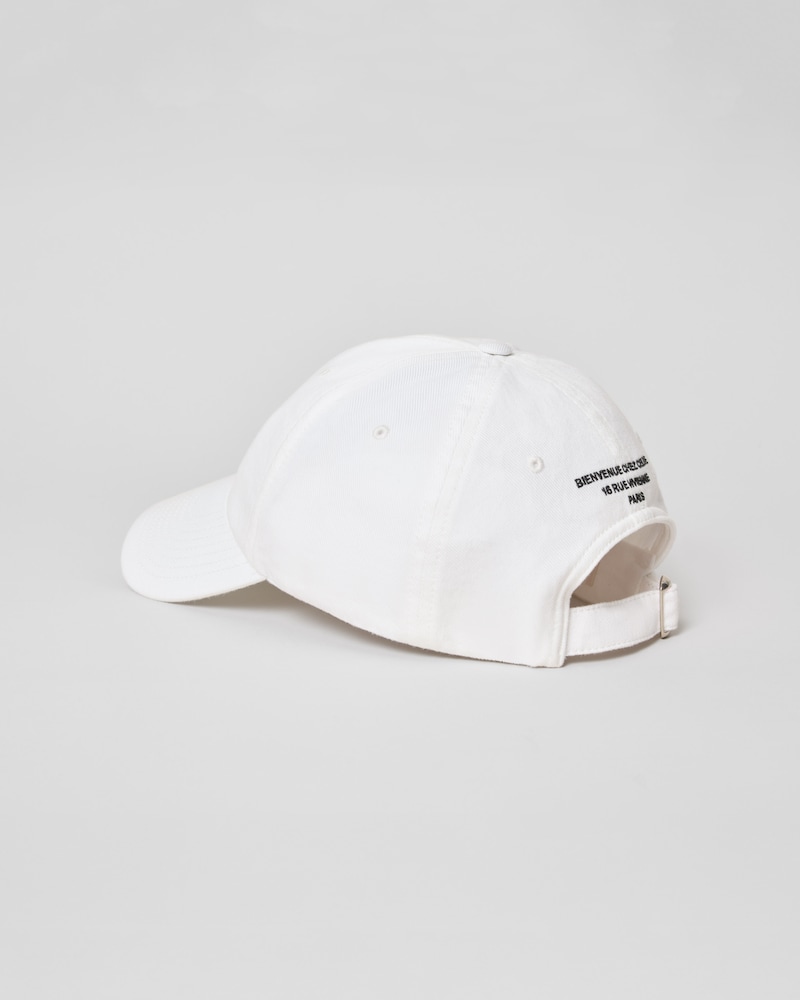 richelieu cap IN light cotton twill - WHITE -  - 1 | CELINE