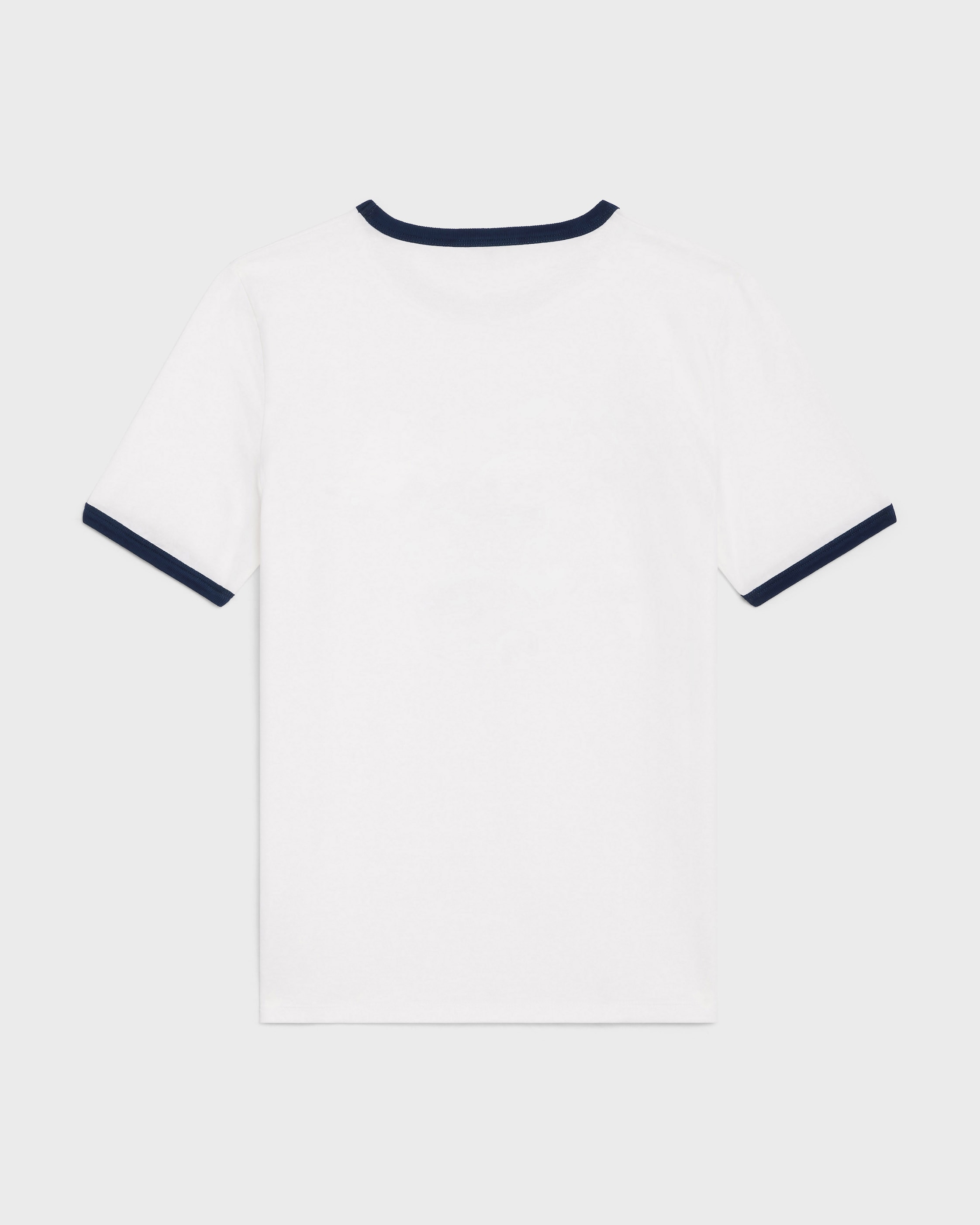 celine paris t-shirt in cotton jersey - OFF WHITE / NAVY / BLACK