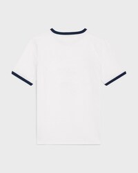 celine paris t-shirt in cotton jersey - OFF WHITE / NAVY / BLACK -  - 2 | CELINE